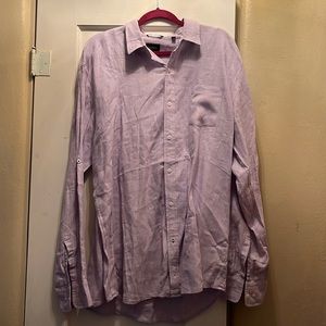 Neiman Marcus || XXL 100% linen long sleeve button down